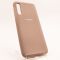 Оригинальный матовый чехол-накладка Silicone Case Samsung A50/A30s  MATTE PINK