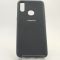 Оригинальный матовый чехол Silicone Case Samsung A10S Black
