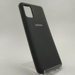 Оригинальный матовый чехол Silicone Case Samsung A51 Black