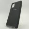 Оригинальный матовый чехол Silicone Case Samsung A51 Black