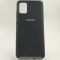 Оригинальный матовый чехол Silicone Case Samsung A51 Black