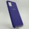 Оригинальный матовый чехол-накладка Silicone Case Samsung A51 Purple