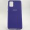 Оригинальный матовый чехол-накладка Silicone Case Samsung A51 Purple