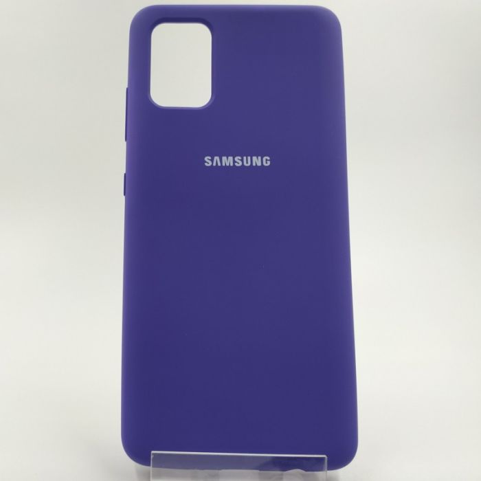 Оригинальный матовый чехол-накладка Silicone Case Samsung A51 Purple