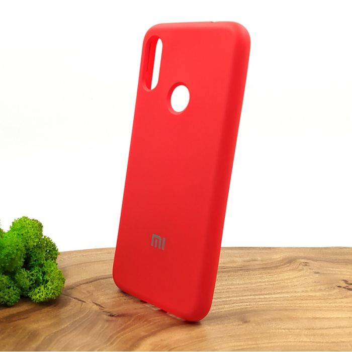 Оригинальный матовый чехол Silicone Case Xiaomi Note7 Red