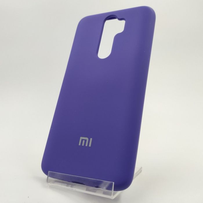 Оригинальный матовый чехол Silicone Case Xiaomi Note8 Pro Purple