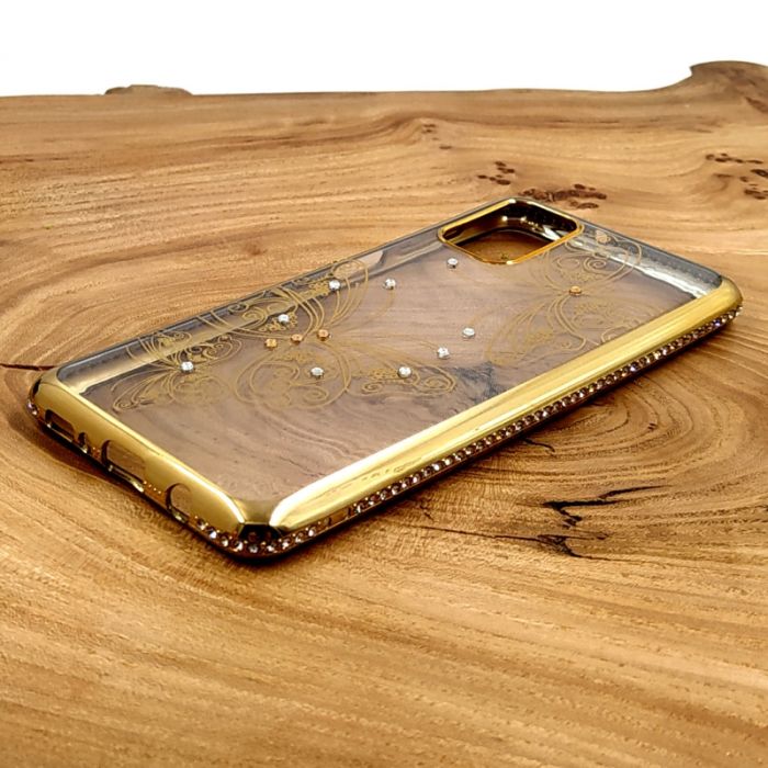 Силиконовый чехол Kings Bar со стразами для Samsung M31s Butterfly