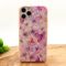 Силиконовый чехол-накладка цветы со стразами для Iphone 11 Pro
