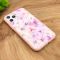 Силиконовый чехол-накладка цветы со стразами для Iphone 11 Pro