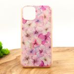 Силиконовый чехол-накладка цветы со стразами для Iphone 12 Pro Max