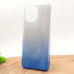 Силиконовый чехол с блёстками VAJA Xiaomi Mi11 Blue