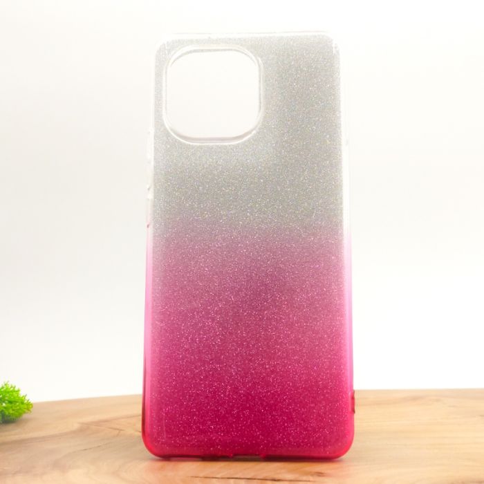 Силиконовый чехол с блёстками VAJA Xiaomi Mi11 Pink