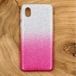 Силиконовый чехол VAJA градиент для Samsung A01 Core Pink