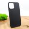 Силиконовый матовый чехол-накладка Simin Style  Iphone 12(6.1) black