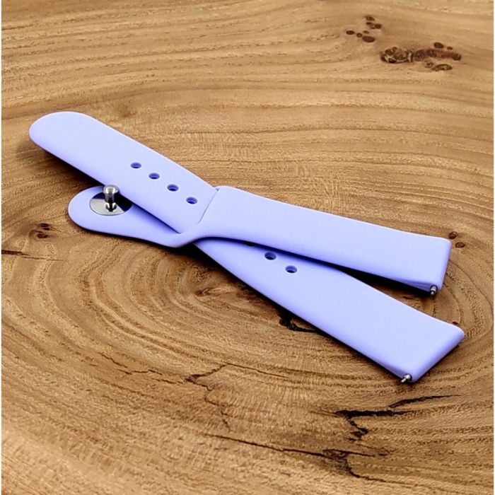 Силиконовый ремешок Amazfit/Philips Q1/G4/X16/Mi A6 Light Purple