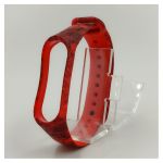 Силиконовый Ремешок-Браслет TCCG Для Mi Band 3/4 Pattern Red