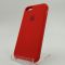 Оригинальный матовый чехол Silicone Case iPhone 5G/5S/5SE Red
