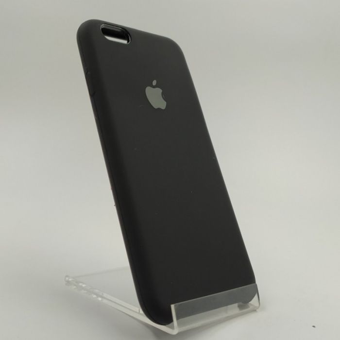 Оригинальный матовый чехол Silicone Case iPhone 6 Plus Black (Черный)