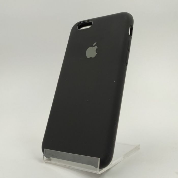 Оригинальный матовый чехол Silicone Case iPhone 6 Plus Black (Черный)