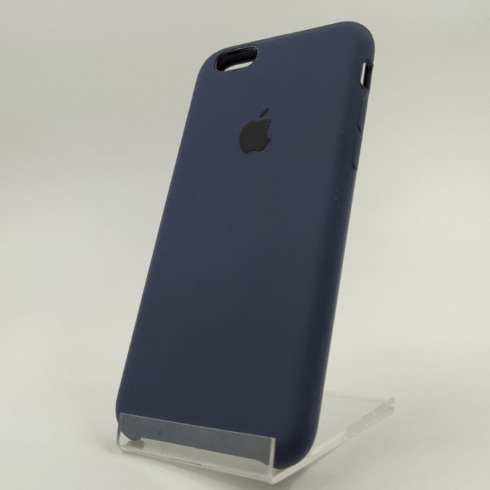 Оригинальный матовый чехол Silicone Case iPhone 6G/6S Navy storm