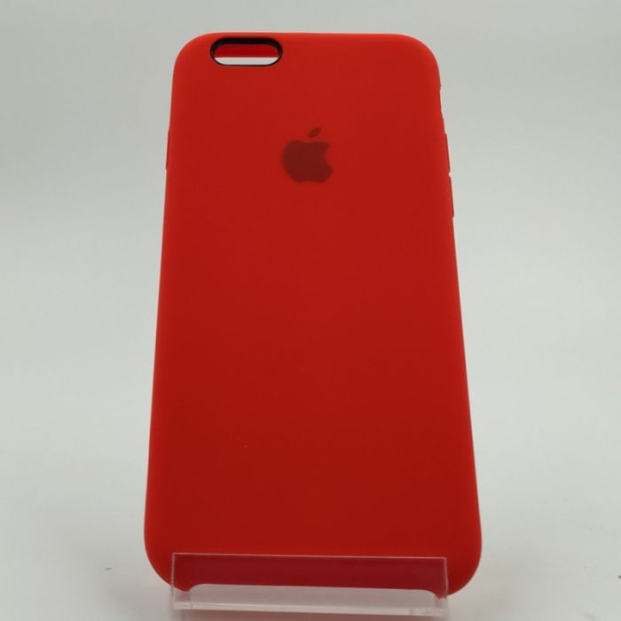 Оригинальный матовый чехол Silicone Case iPhone 6G/6S Red