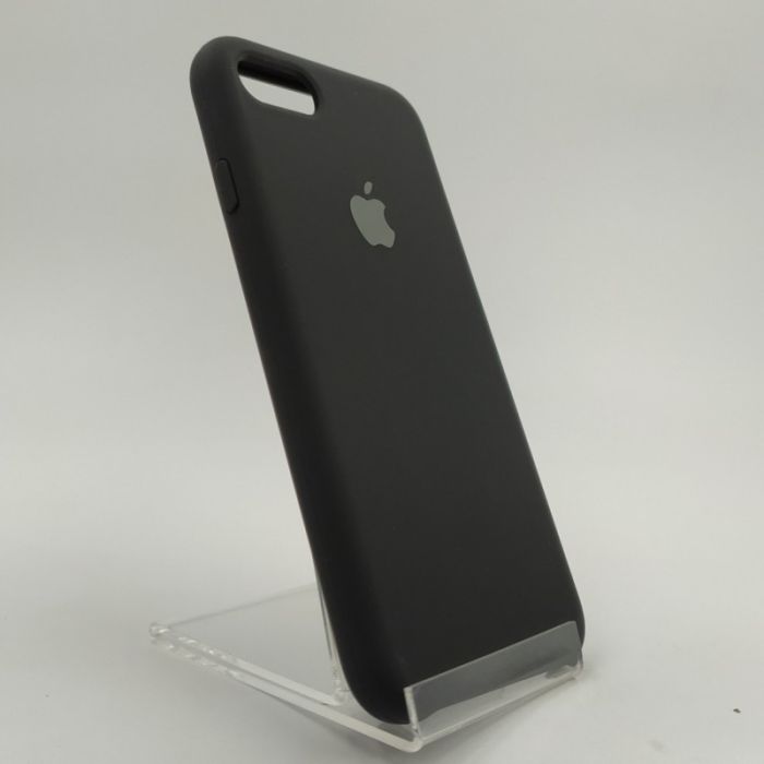 Оригинальный матовый чехол Silicone Case iPhone 7G+ Black