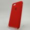 Оригинальный матовый чехол Silicone Case iPhone 7G Red