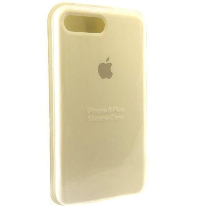 Силиконовый чехол (silicone case) iPhone 8G+ White (Белый)