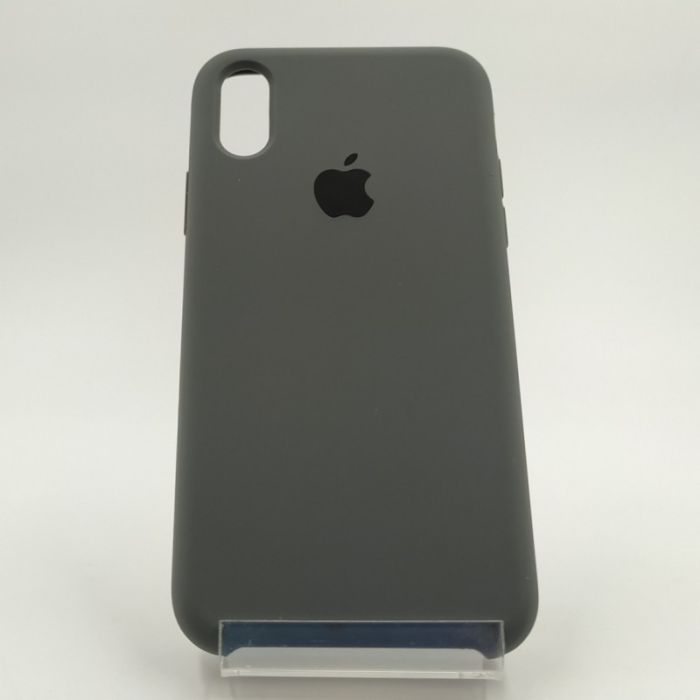 Оригинальный матовый чехол Silicone Case iPhone X/Xs Gray