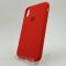 Оригинальный матовый чехол Silicone Case iPhone X/Xs Red
