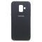 Силиконовый чехол (silicone case) Samsung Galaxy A6 2018 A600 Black (Черный)