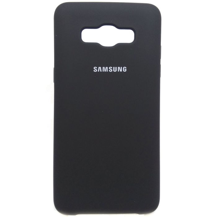 Силиконовый чехол (silicone case) Samsung Galaxy J5 2016 J510 Black (Черный)