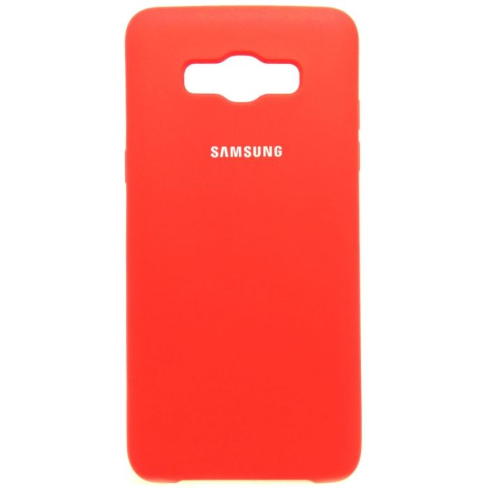 Силиконовый чехол (silicone case) Samsung Galaxy J5 2016 J510 Red (Красный)