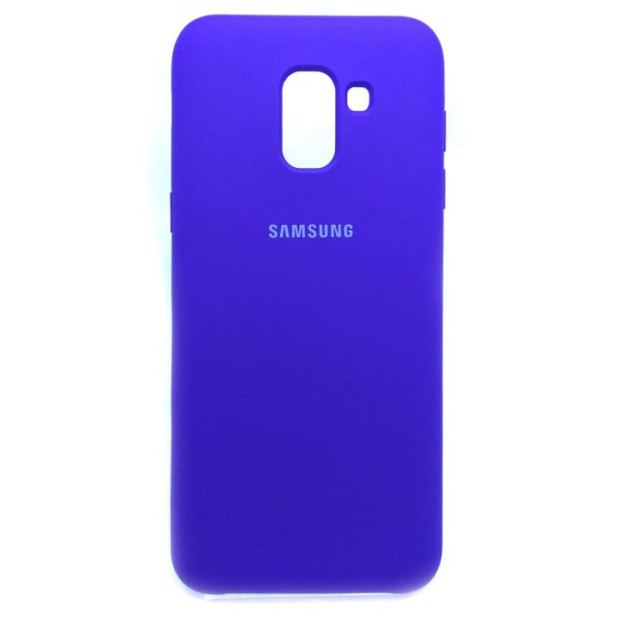 Силиконовый чехол (silicone case) Samsung Galaxy J6 2018 J600F Purple (Фиолетовый)