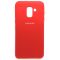Силиконовый чехол (silicone case) Samsung Galaxy J6 2018 J600F Red (Красный)