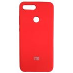 Силиконовый чехол (silicone case) Xiaomi Mi8 Lite Red (Красный)