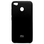 Силиконовый чехол (silicone case) Xiaomi Redmi 4X Black (Черный)
