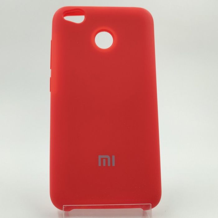 Силиконовый чехол (silicone case) Xiaomi Redmi 4X Red (Красный)