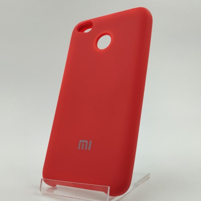 Силиконовый чехол (silicone case) Xiaomi Redmi 4X Red (Красный)
