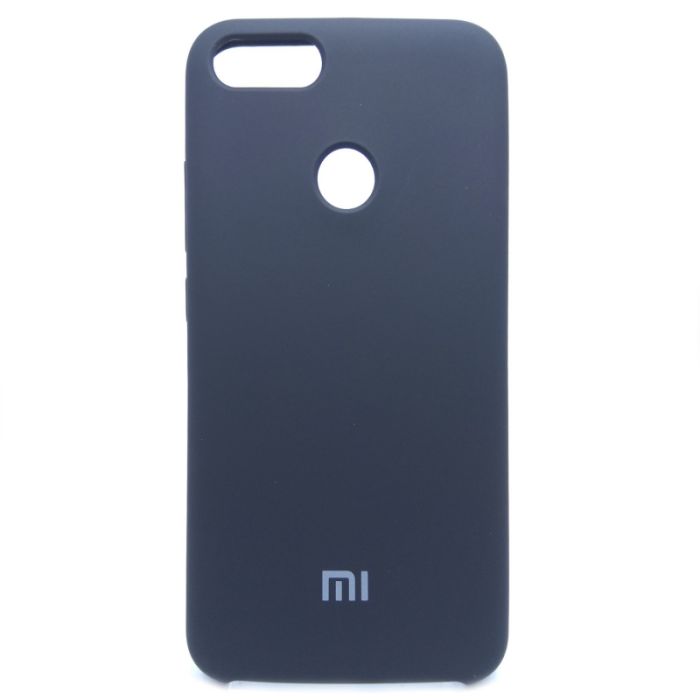 Силиконовый чехол (silicone case) Xiaomi Redmi 5X Black (Черный)
