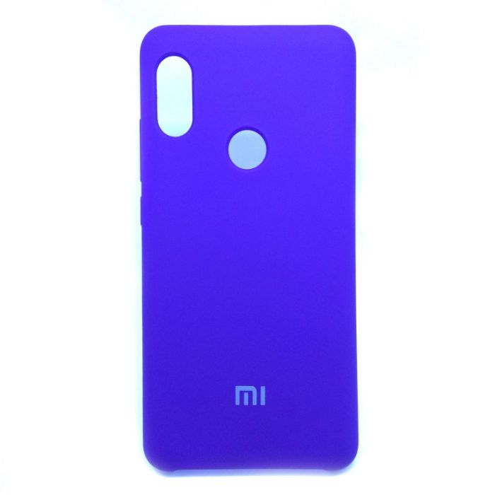 Силиконовый чехол (silicone case) Xiaomi Redmi Note 5 Purple (Фиолетовый)