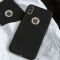 Силиконовый чехол Simin Style iPhone X/Xs Black (Черный)