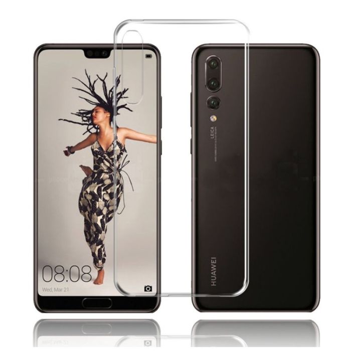 Силиконовый ультратонкий чехол Remax Huawei P20 Pro White (Белый)