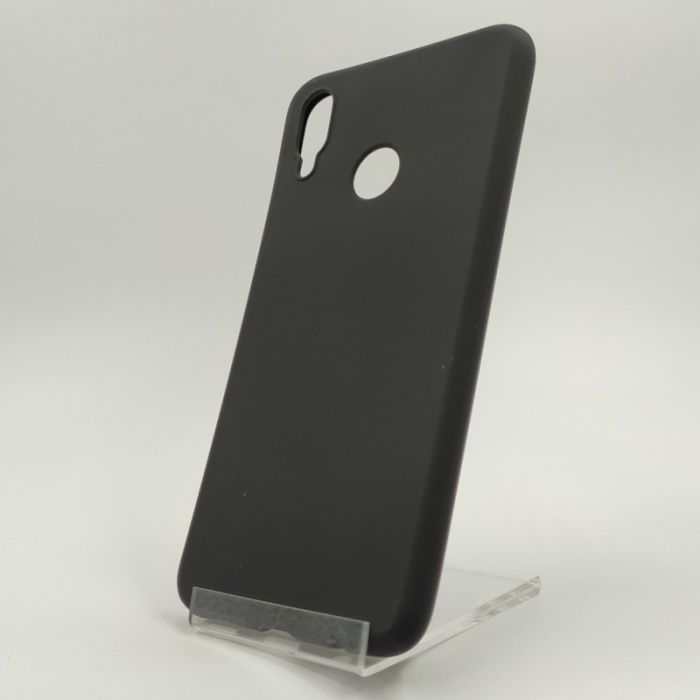 Силиконовый матовый чехол-накладка Simin Style Huawei P Smart+ Black