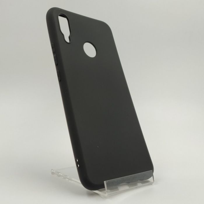 Силиконовый матовый чехол-накладка Simin Style Huawei P Smart+ Black
