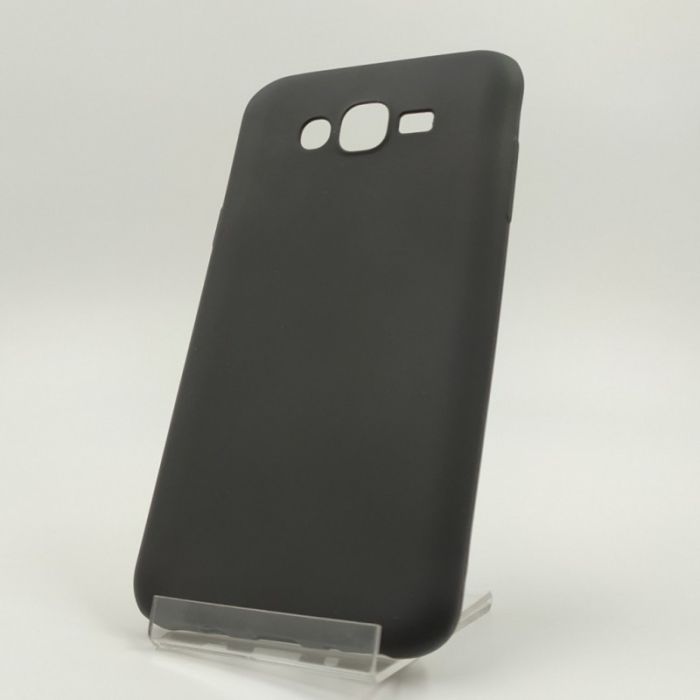 Силиконовый матовый чехол-накладка Simin Style Samsung J7 Black