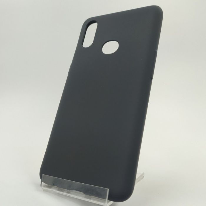 Силиконовый матовый чехол-накладка Simin Style Samsung A10S Black