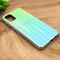 Стеклянный чехол Gradient case для Samsung A71 Aquamarine