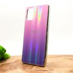 Стеклянный чехол Gradient case для Samsung A71 Shades of Purple