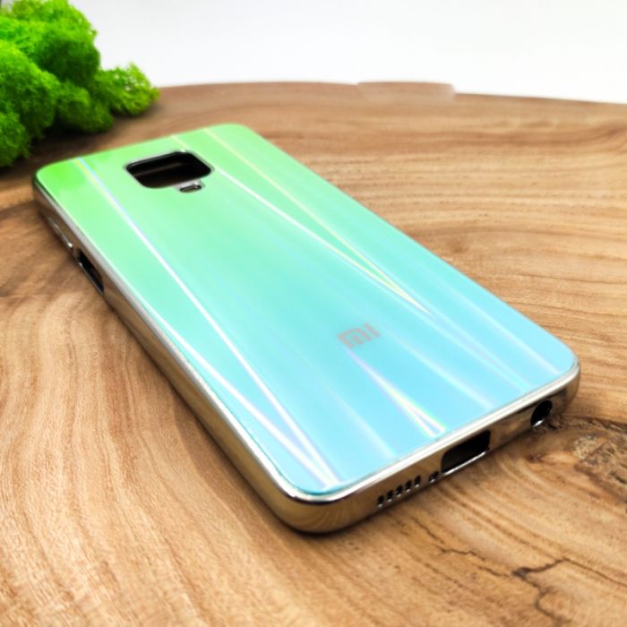 Стеклянный чехол Gradient case для XIAOMI Redmi Note9 Pro aquamarine